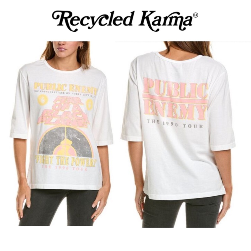 Recycled Karma Public Enemy 90s Tour Tee